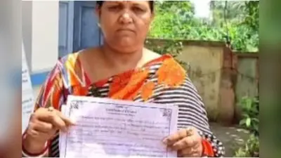 तृणमूल के हमले से नाराज नव निर्वाचित भाजपा प्रार्थी बीडीओ कार्यालय पहुंची अपना प्रमाण पत्र लौटाने