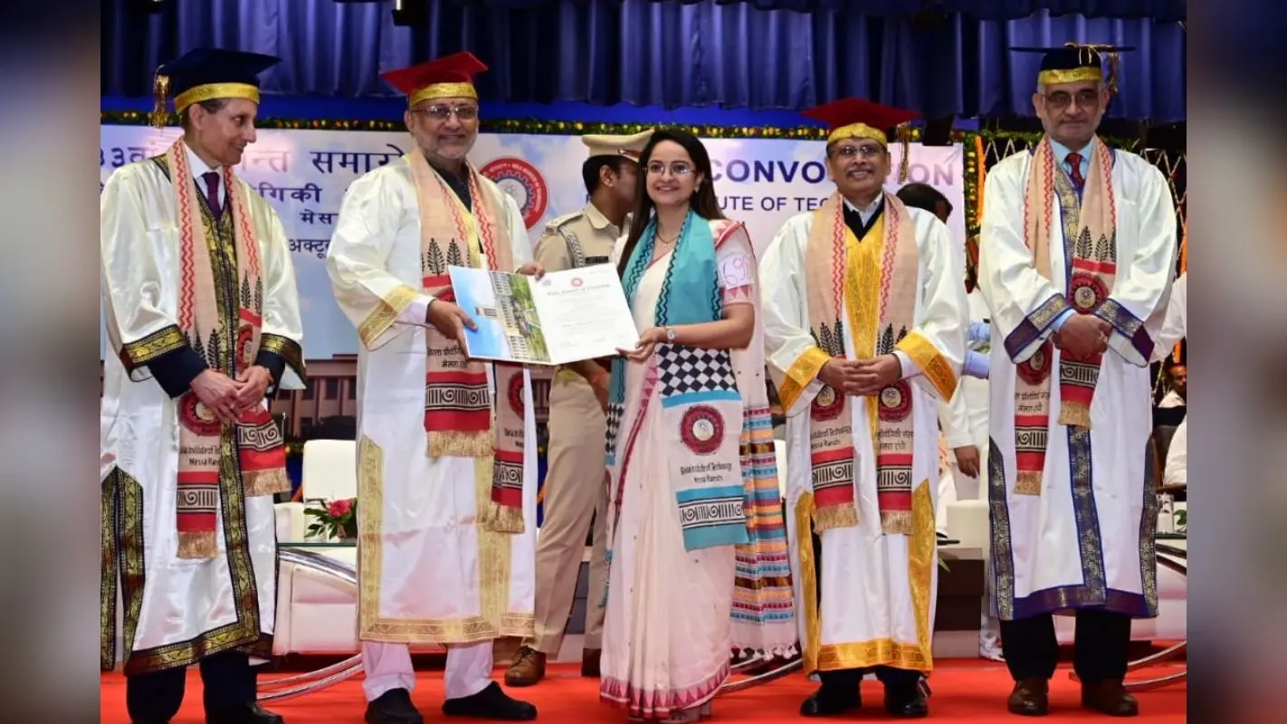 बीआईटी मेसरा का 33वां दीक्षांत समारोह: 17 मेधावियों को गोल्ड मेडल, 2818 स्टूडेंट्स को मिलीं डिग्रियां