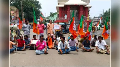 बंगाल के भाजपा नेता का आरोप अजय नदी से अवैध खनन कर तृणमूल द्वारा चल रही बालू की लूट