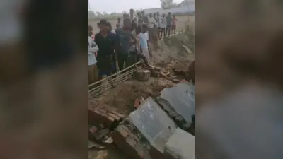 Bareilly में सेफ्टी टैंक की दीवार गिरने से तीन बच्चों की मौत, एक की हालत गंभीर, गांव में छाया मातम