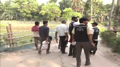 हंसखली दुष्कर्म मामले की जांच करने नदिया पहुंची सीबीआई, प्रभाकर पोद्दार के घर की ली गई तलाशी