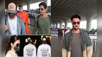 शाहिद कपूर से लेकर कैलाश खेर तक, मुंबई एयरपोर्ट पर स्टाइलिश अंदाज में दिखे ये बॉलीवुड सेलेब्स
