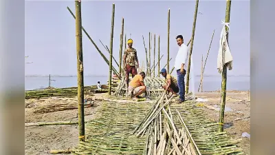 सहरसा : सरकार ने नहीं सुनी तो ग्रामीणों ने खुद ही बना लिया पुल, आठ लाख खर्च कर बनाया 1200 फीट लंबा पुल