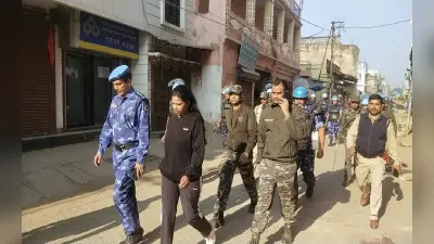 Jharkhand: कमल देवगिरि हत्याकांड के तीसरे दिन प्रशासन का फ्लैग मार्च, संवदेनशील जगहों का लिया जायजा