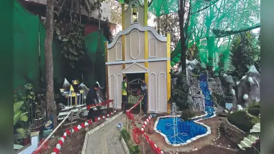 Christmas 2022: रांची में प्रभु यीशु के स्वागत के लिए तैयार किया जा रहा डिजाइनर चरनी