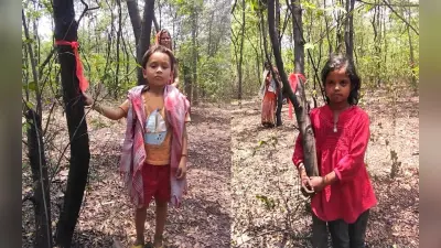 रामगढ़ में चिपको आंदोलन : बूढ़ाखाप की महिलाएं दूसरे दिन भी पेड़ से लिपटी रहीं, अब बच्चे भी आये आगे