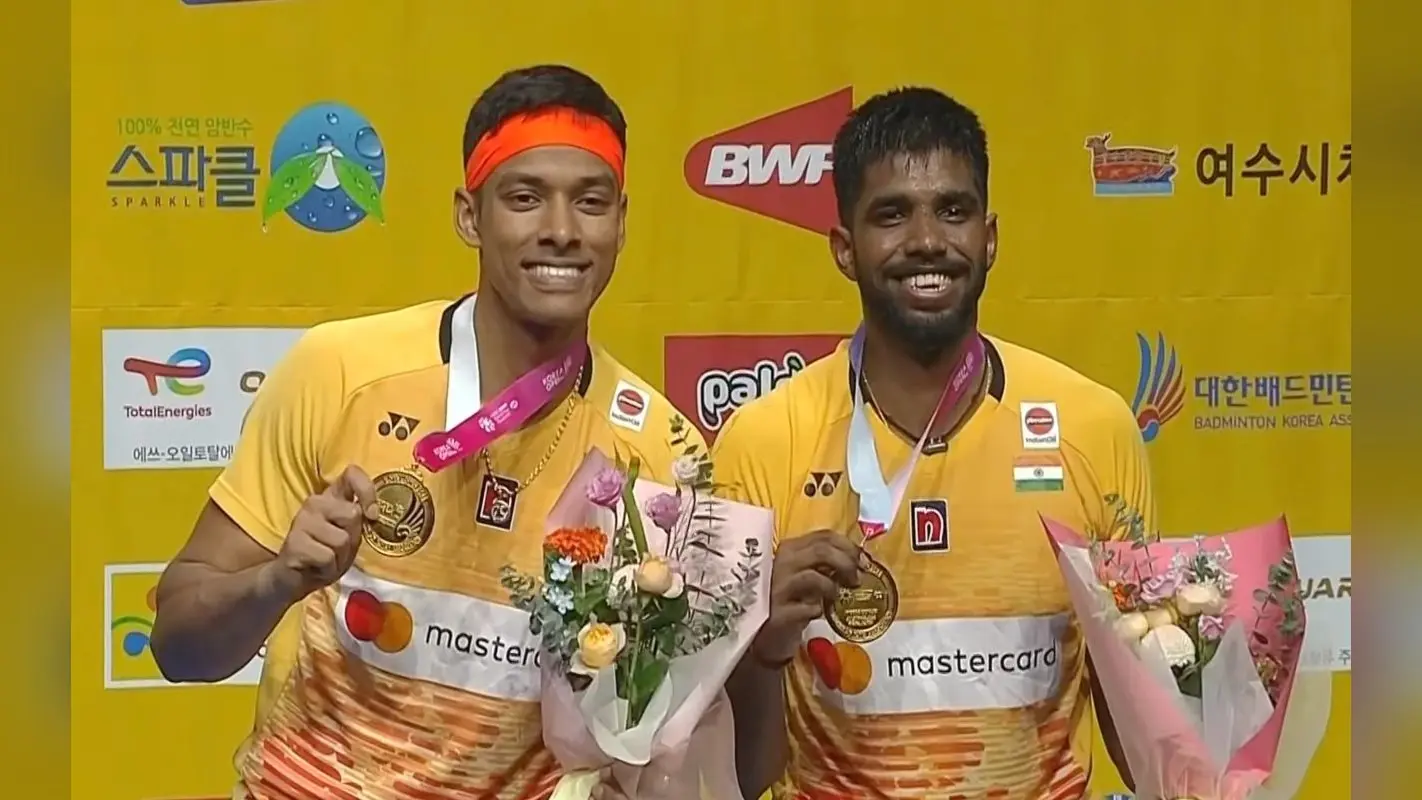 Korea Open: चिराग और सात्विक ने रचा इतिहास, फाइनल में वर्ल्ड नंबर 1 जोड़ी को हराकर जीता खिताब