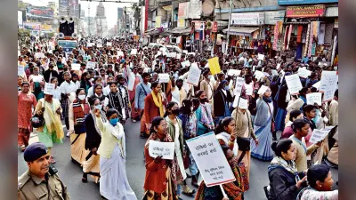 मसीहियों की प्रताड़ना के विरोध में सड़क पर ईसाई समुदाय, आर्चबिशप बोले-हमारी एकता को तोड़ना चाहती है कुछ ताकतें