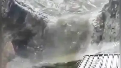 Cloud burst near Amarnath shrine : पवित्र अमरनाथ गुफा के पास बादल फटा, किसी के हताहत होने की सूचना नहीं