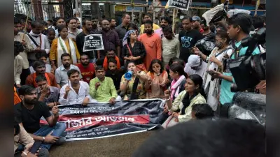 पुलिस की कार्रवाई के खिलाफ राज्य में भाजपा का थाना घेराव देखें PICS