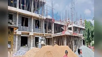 हजारीबाग: वाणिज्य कर का नया कार्यालय भवन हो रहा तैयार, एक छत के नीचे तीन ऑफिस आधुनिक सुविधा होगी मौजूद