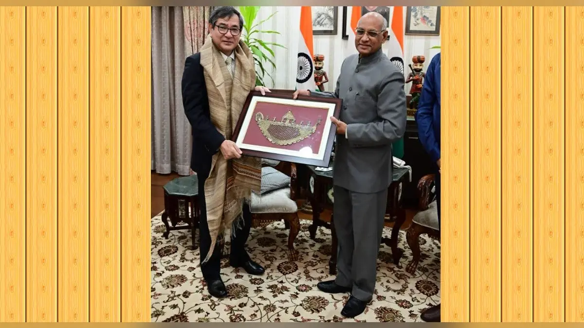 Jharkhand News:जापान के काउंसिल जनरल को भायी झारखंड की खूबसूरत वादियां, राज्यपाल रमेश बैस से की भेंट