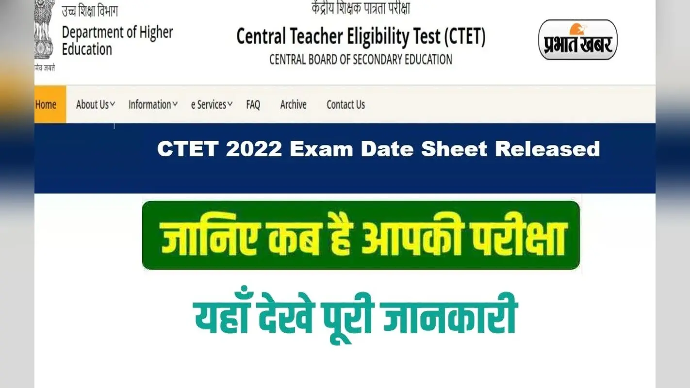 CTET 2022 Exam Date: सी-टेट की परीक्षा शेड्यूल जारी, जानें क्या खास है नोटिफिकेशन में