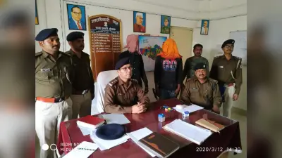 पुलिस छापेमारी में दो चोर गिरफ्तार, 10 चोरी की मोटरसाइकिल बरामद