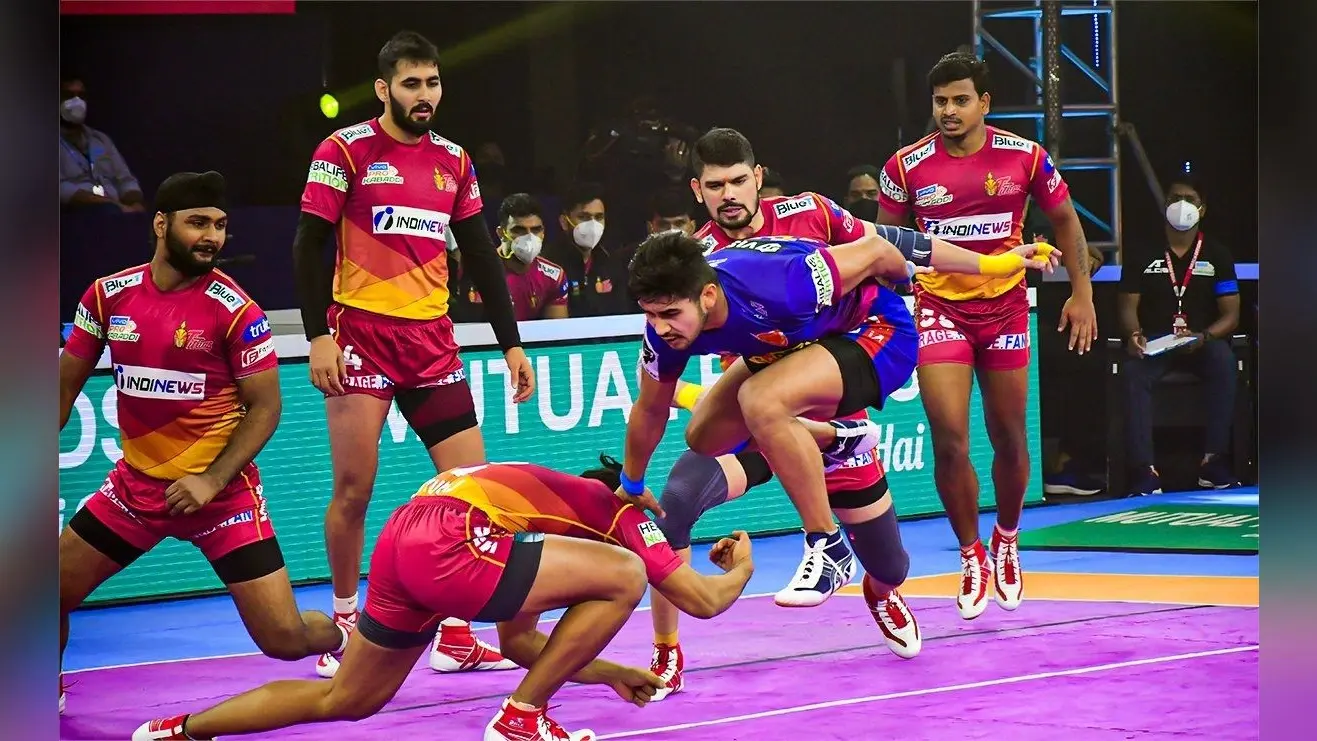 Pro Kabaddi League: दबंग दिल्ली ने तेलुगु टाइटंस को 36-35 से हराया, नवीन कुमार का बेहतरीन प्रदर्शन