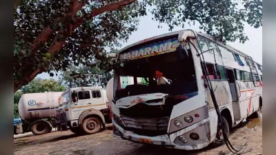 रांची से मसौढी जा रही बस दनुआ घाटी में पलटी, दर्जनों लोग हुए घायल