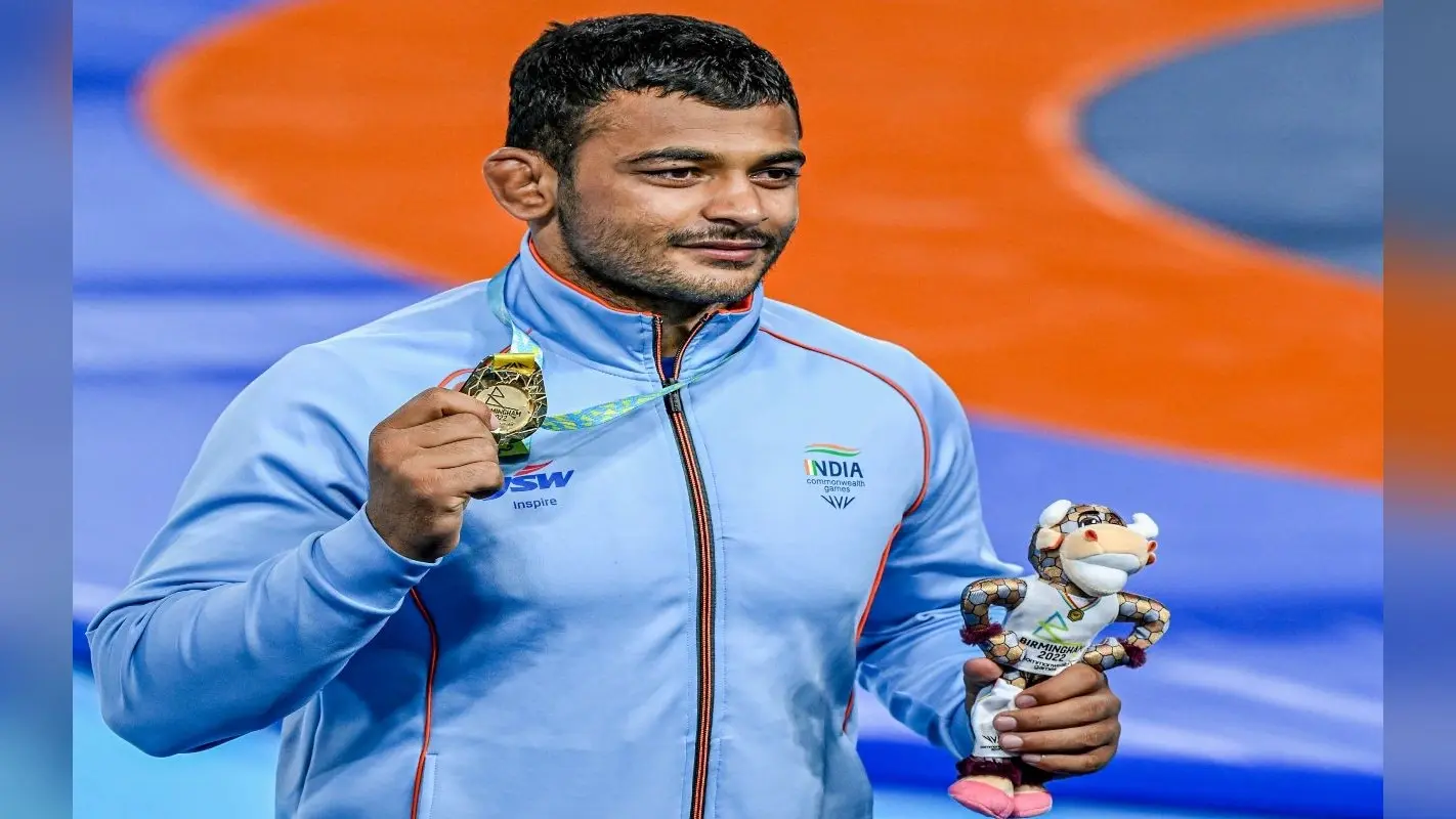 CWG 2022: दीपक पूनिया ने पाकिस्तानी पहलवान को दी करारी मात, पहली बार जीता गोल्ड