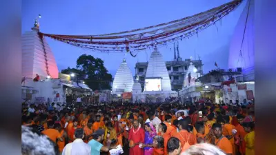 बांग्ला सावन में बाबाधाम का अद्भुत नजारा, कांवरिया पथ से आईं दिल छू लेने वाली तस्वीरें