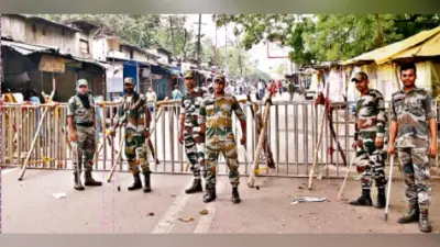 दुमका में दुर्गा पूजा को लेकर चप्पे-चप्पे पर पुलिस मुस्तैद, इमरजेंसी के लिए जारी किये ये नंबर