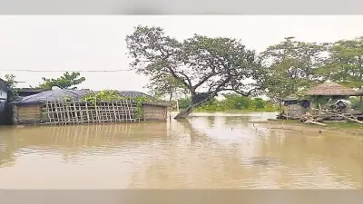 गोपालगंज में गंडक का जलस्तर घटने से लाेगाें को मिली राहत, कटाव के खतरा को देखते हुए हो रही है निगरानी