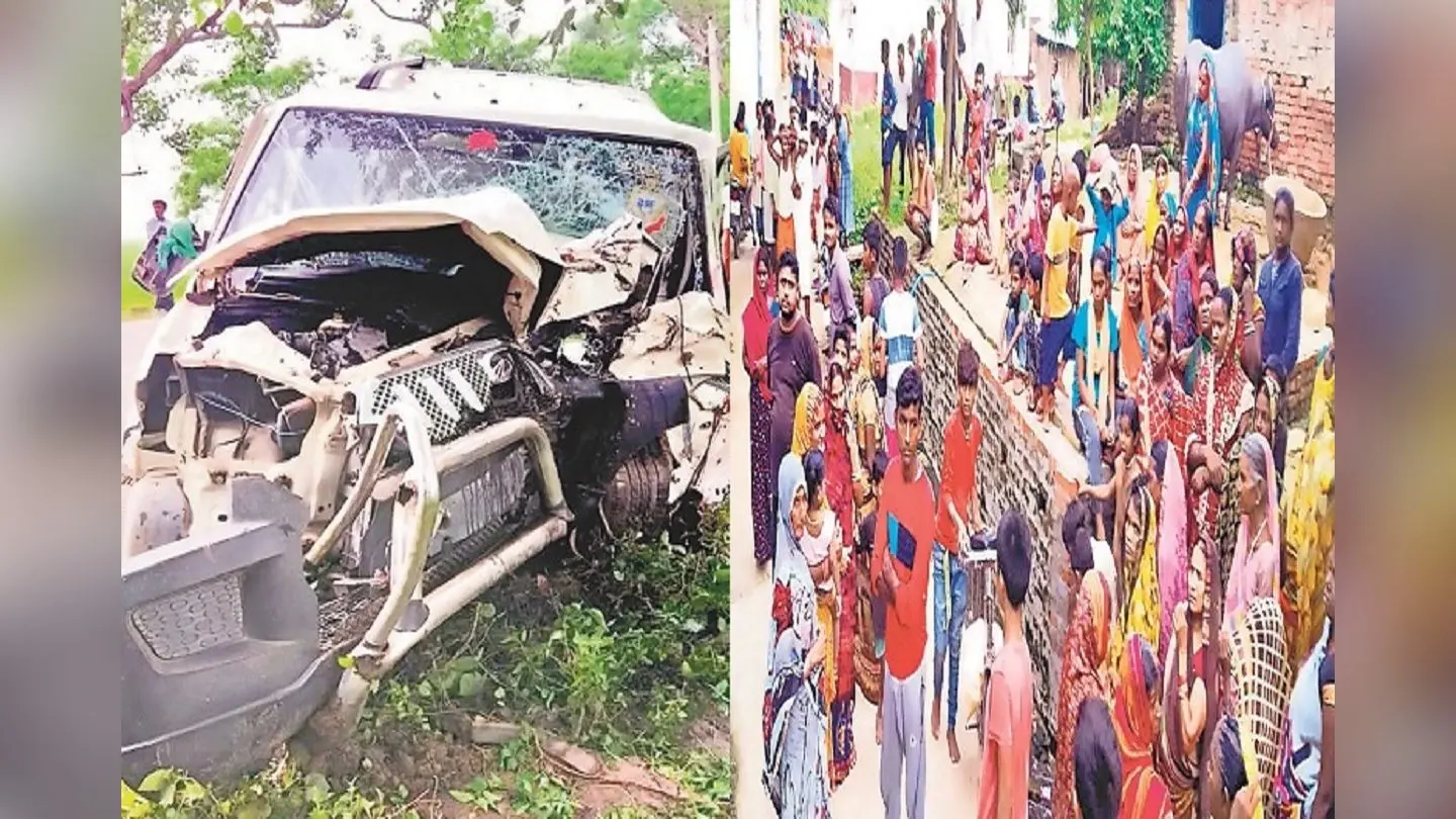 बिहार में टीका लगवाकर लौट रहे थे पति-पत्नी समेत तीन लोग, दर्दनाक सड़क हादसे ने ले ली जान