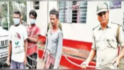 दुमका में महिला व उसके कथित प्रेमी को निर्वस्त्र घुमाया, भैंसुर, देवर, ग्राम प्रधान समेत 6 लोग गिरफ्तार