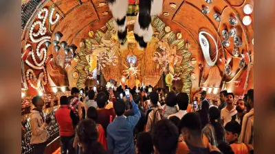 रांची में मां दुर्गा का दरबार सज कर तैयार, दिख रही भारत की संस्कृति की झलक, जानें किस पंडाल की क्या है विशेषता