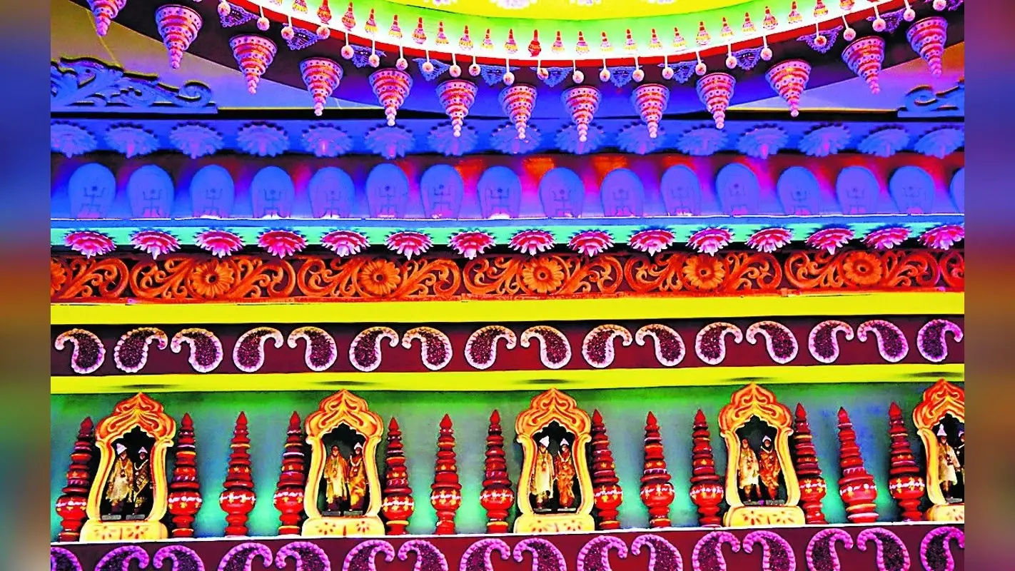 Navratri 2022: रांची के लोअर चुटिया में सिंधोरा से सजेगा मां का दरबार