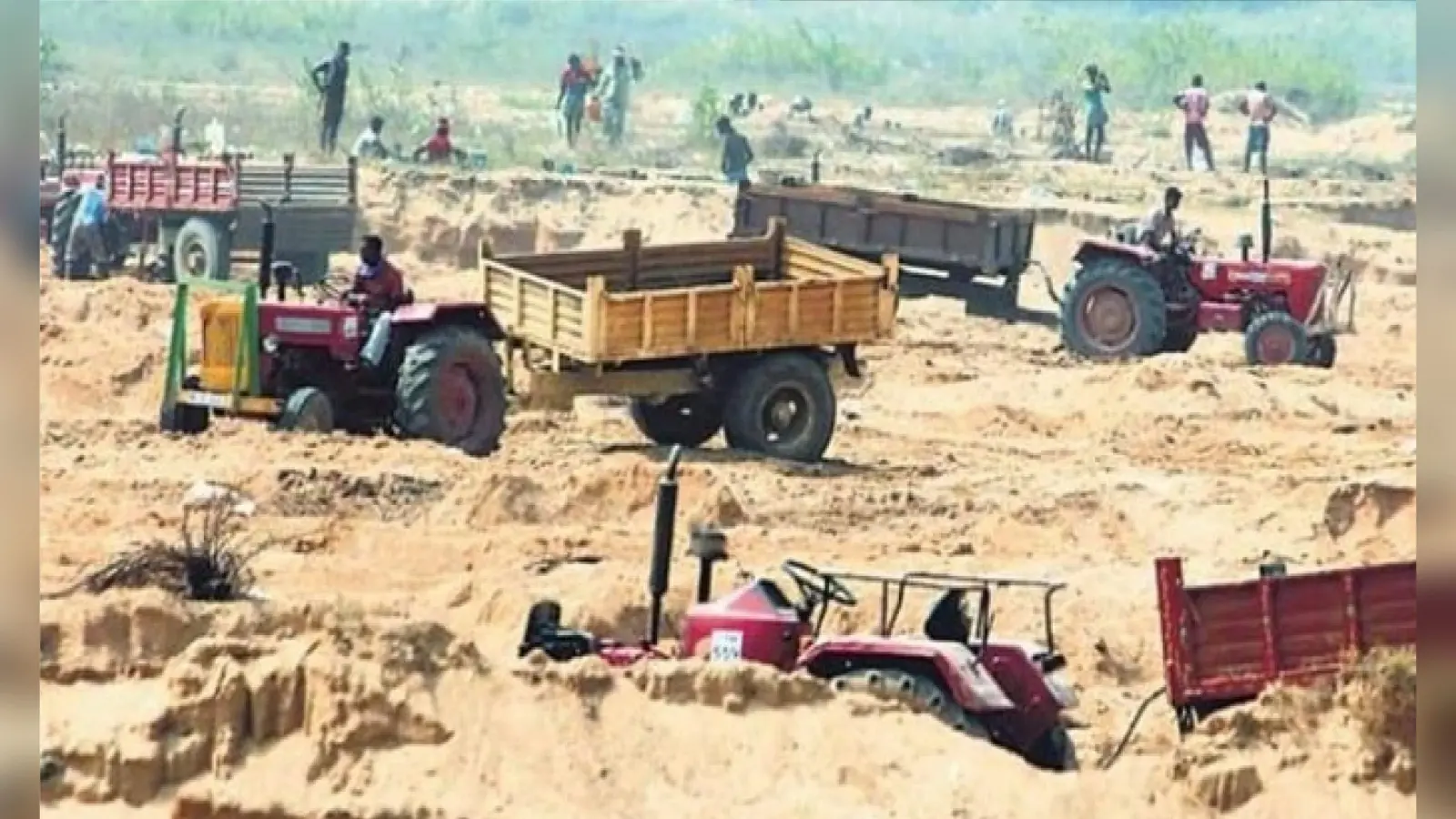 बोकारो के 38 नदी घाटों से खुलेआम हो रही बालू की लूट, प्रशासन नहीं कर रहा कोई कार्रवाई