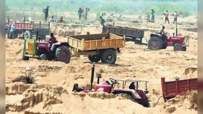 बोकारो के 38 नदी घाटों से खुलेआम हो रही बालू की लूट, प्रशासन नहीं कर रहा कोई कार्रवाई