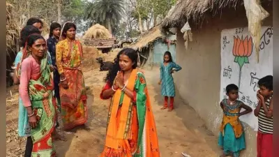 बंगाल के संग्राम में एक नौकरानी ने भी लहराया परचम, TMC की आंधी में विजेता बनीं BJP की चंदना