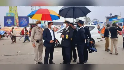 भीड़ को देखते हुए पुण्यकाल स्नान के लिए घाटों पर बढ़ायी सख्ती: डीएम