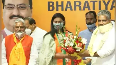 बीजेपी में शामिल हुईं सूबे की निशानेबाज बेटी श्रेयसी सिंह, कहा- बिहार को पूर्ण विकसित बनाने में PM मोदी का हाथ मजबूत करूंगी
