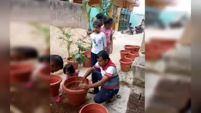 PHOTOS: ‘घर में AC नहीं पेड़ लगाएं’, यहां बच्चे-बूढ़े सभी मिलकर हर साल लगाते है पौधे