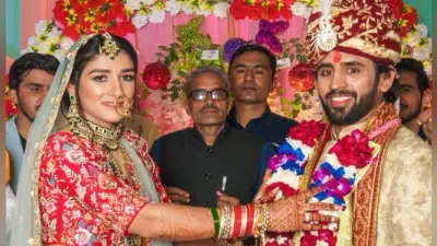 आठ फेरे लिये तब अंतरराष्ट्रीय कुश्ती खिलाड़ी बजरंग की हुई संगीता पहलवान
