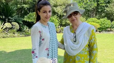 लंबे वक्त बाद पटौदी पैलेस में दिखाई दी तीन पीढ़ियों की झलक, देखें PHOTOS