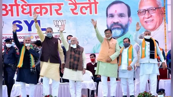 मनोहर लाल खट्टर ने सतलुज यमुना लिंक कैनाल को लेकर कांग्रेस पर साधा निशाना, कहा- हरियाणा के बाजरे के रोट को दें वैश्विक पहचान