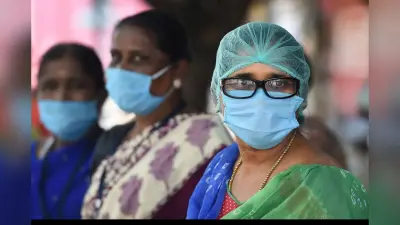 फेस मास्क लगाने के लिए चला अभियान