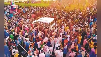 VIDEO: बिहार में मुहर्रम के जुलूस में शामिल लोगों ने स्कॉर्पियो को बनाया निशाना, लाठी-डंडे के हमले से 4 जख्मी