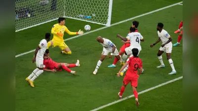 FIFA World Cup: कुदूस के दो गोल से घाना ने दक्षिण कोरिया को हराया, कैमरून और सर्बिया का मैच ड्रॉ
