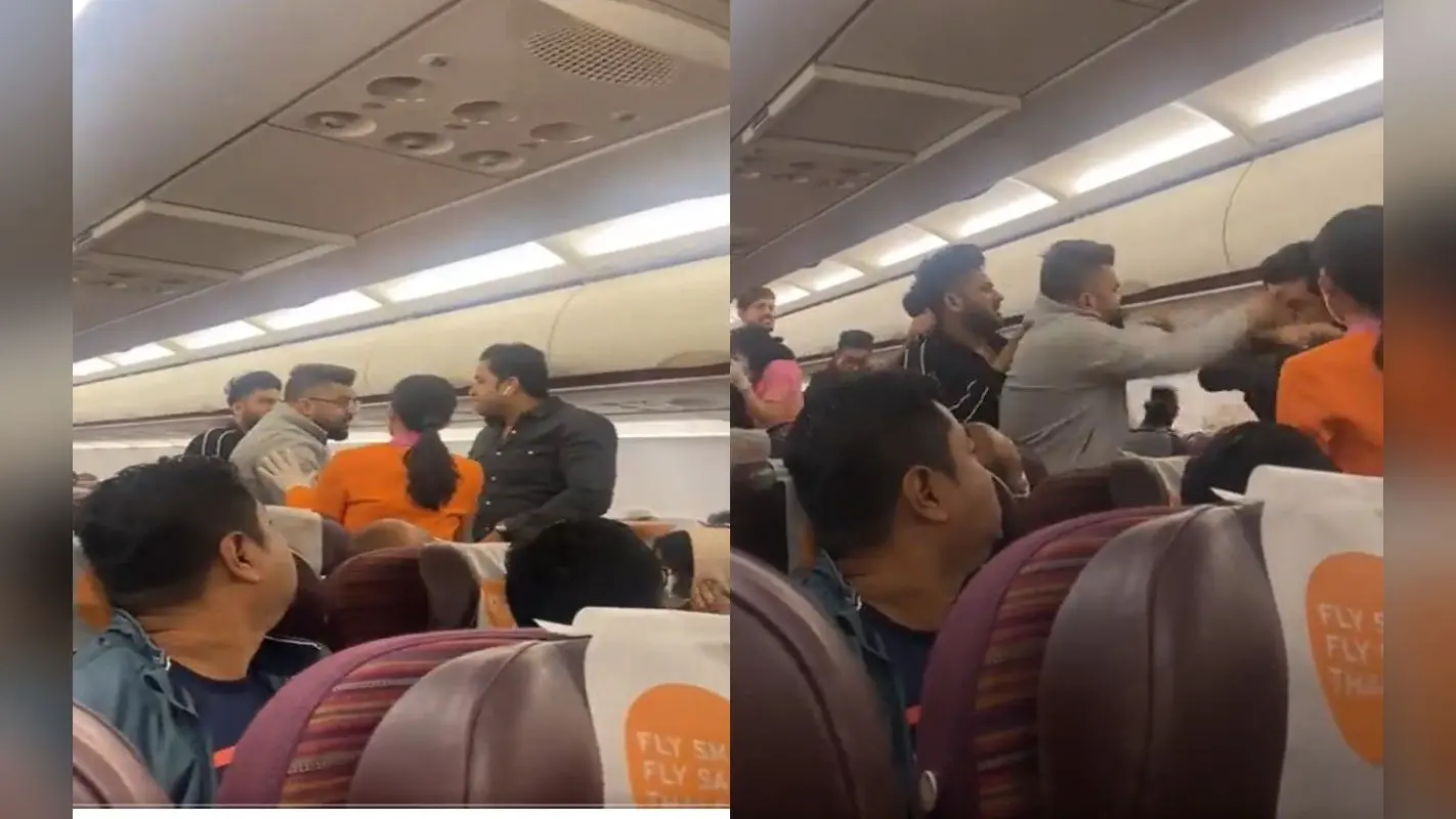 Viral Video: बैंकॉक से भारत आ रही फ्लाइट में जमकर चले लात-घूंसे, यात्रियों में हुई मारपीट, देखें वीडियो