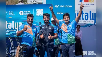 World Cup Archery: भारत की ‘कंपाउंड’ पुरुष टीम ने जीता गोल्ड मेडल, चमके अभिषेक, रजत और अमन