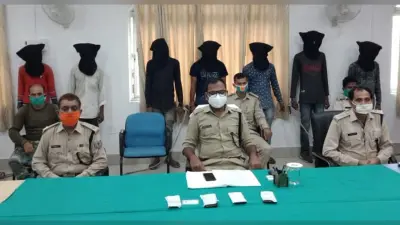 उत्तर प्रदेश की दो नाबालिगों से सामूहिक दुष्कर्म के सात आरोपी गढ़वा में गिरफ्तार