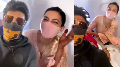 VIDEO: शादी के बाद फ्लाइट में एक्स ब्वायफ्रेंड कुशाल टंडन से यूं टकराईं गौहर खान, फिर हुआ ये…