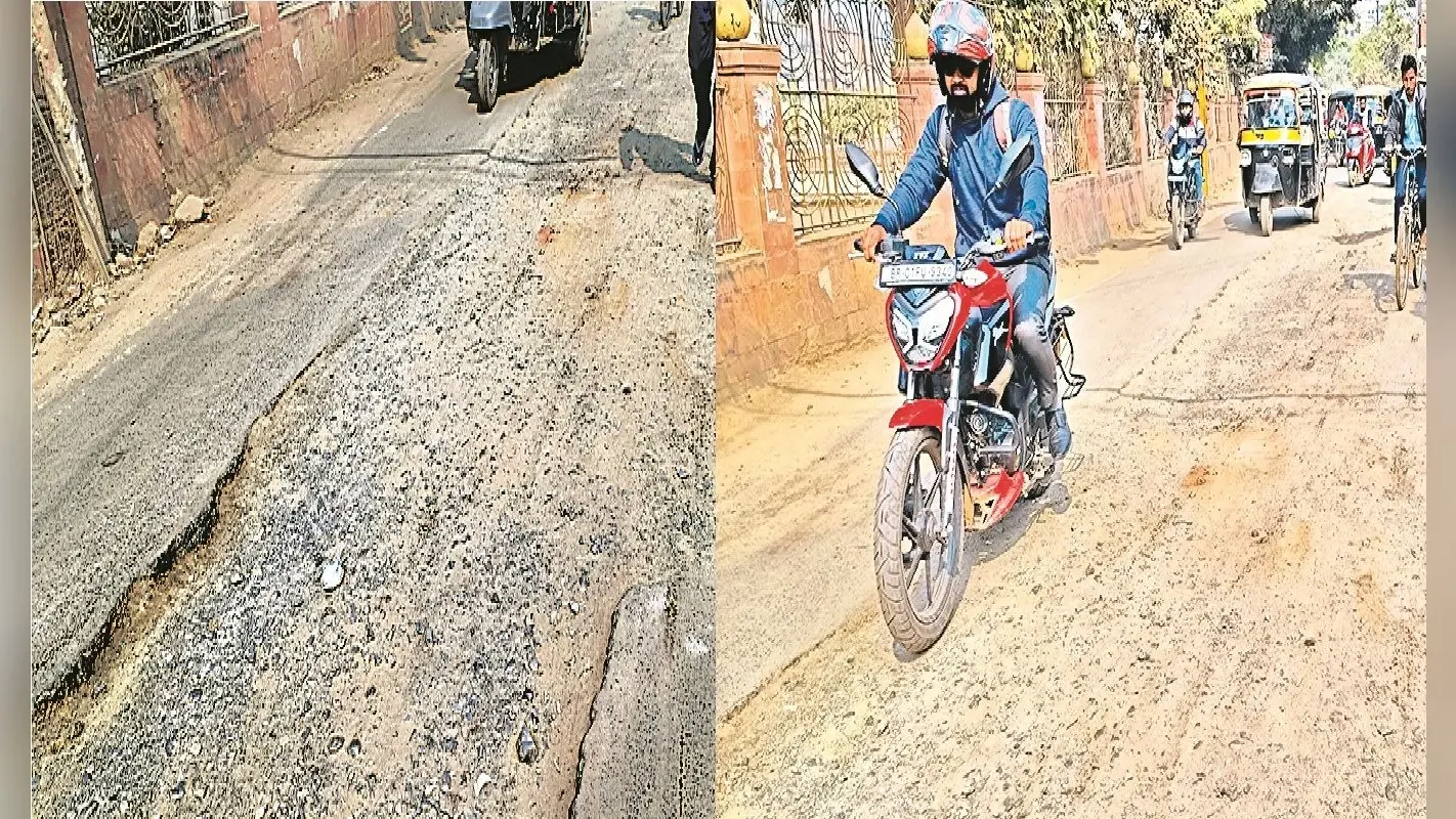 गया की सुंदरता पर धब्बा: पाइपलाइन बिछाने के दौरान की गयी खुदाई, पर नहीं करायी गयी मरम्मत