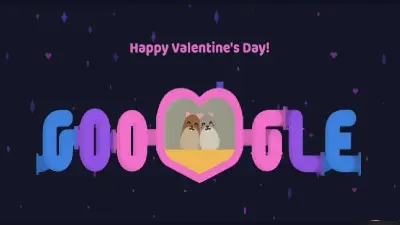 Valentine Day Google Doodle: वैलेंटाइन डे पर Google ने बनाया प्यारा सा Doodle
