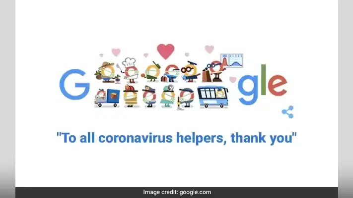 Thank You Coronavirus Helpers: गूगल ने डूडल बनाकर कोरोना वॉरियर्स को किया सलाम