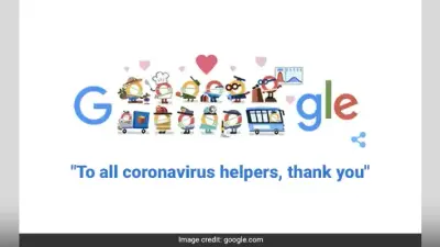 Thank You Coronavirus Helpers: गूगल ने डूडल बनाकर कोरोना वॉरियर्स को किया सलाम