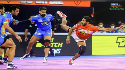 Pro Kabaddi League: गुजरात जायंट्स ने तमिल थलाइवा को 37-35 से हराया, महेंद्र राजपूत चमके