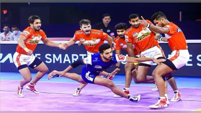Pro Kabaddi League: हरियाणा स्टीलर्स ने गुजरात जायंट्स को 38-36 से हराया, मीतू और विकास का सुपर 10